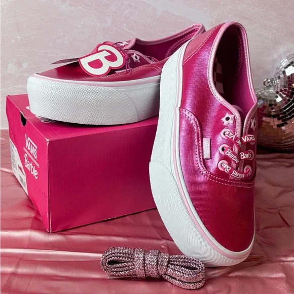 Vans Barbie Pink Slip-On Sneakers - Picture 2 of 9